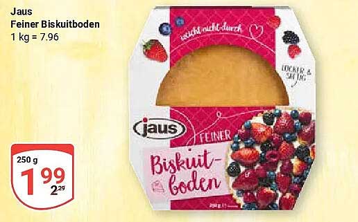 Jaus Feiner Biskuitboden