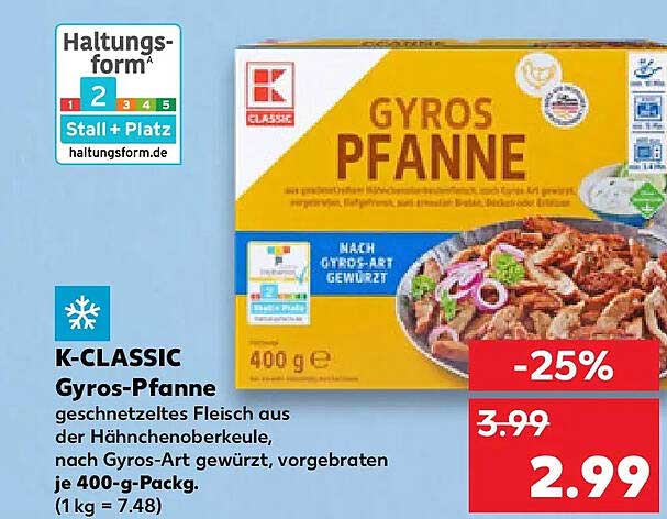 K-CLASSIC Gyros-Pfanne