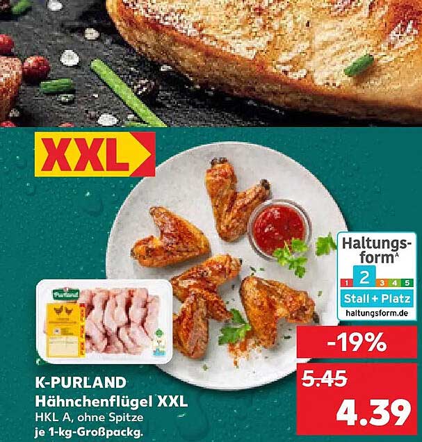 K-PURLAND Hähnchenflügel XXL