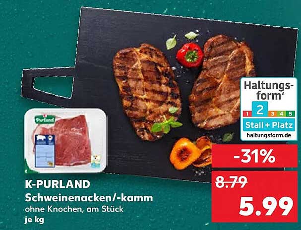 K-PURLAND Schweinenacken/-kamm