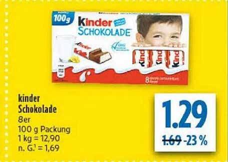 Kinder Schokolade