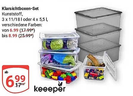 Klarsichtboxen-Set