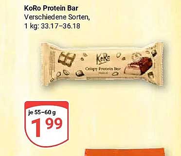 KoRo Protein Bar