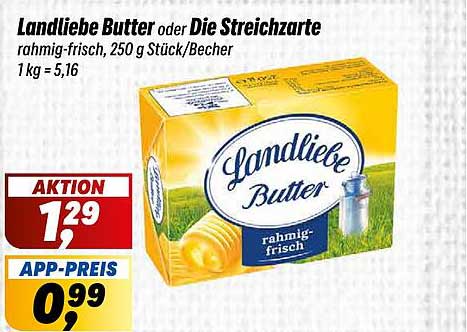 Landliebe Butter oder Die Streichzarte