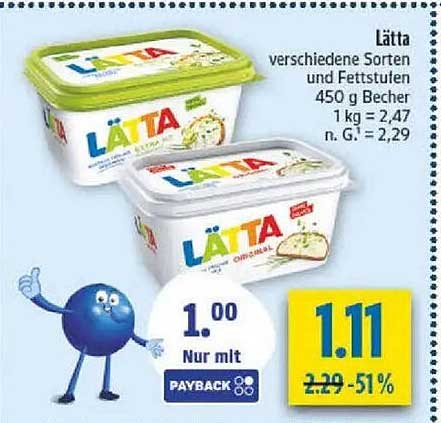 Lätta verschiedene Sorten und Fettstufen 450 g Becher