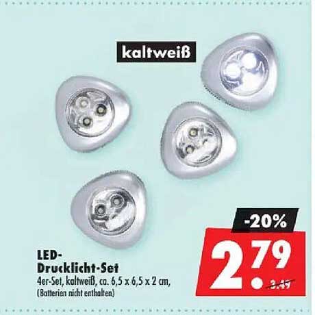 LED-Drucklicht-Set