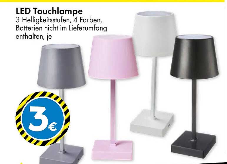 LED Touchlampe