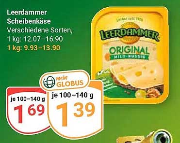 Leerdammer Scheibenkäse Verschiedene Sorten, 1 kg