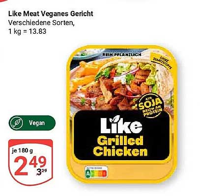 Like Meat Veganes Gericht