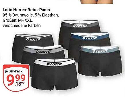 Lotto Herren-Retro-Pants