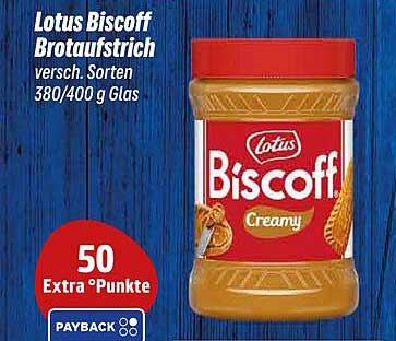Lotus Biscoff Brotaufstrich versch. Sorten 380/400 g Glas