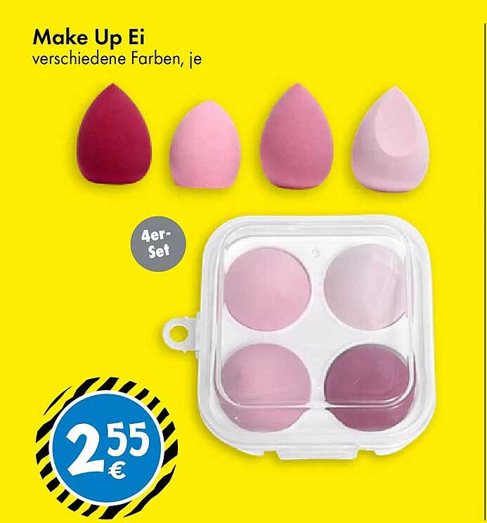 Make Up Ei verschiedene Farben, je 4er-Set