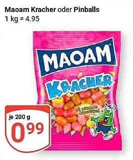 Maoam Kracher oder Pinballs