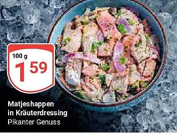 Matjeshappen in Kräuterdressing Pikarter Genuss