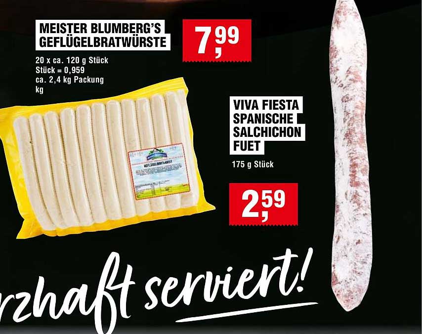 MEISTER BLUMBERG'S GEFLÜGELBRATWÜRSTE