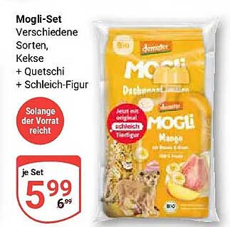 Mogli-Set Verschiedene Sorten, Kekse + Quetschi + Schleich-Figur