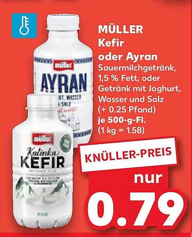 MÜLLER Kefir oder Ayran