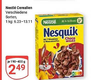 Nestlé Cerealien Verschiedene Sorten, 1 kg: 6.23–13.11