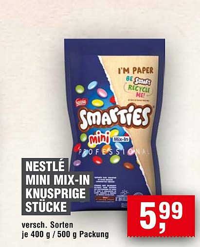 NESTLÉ MINI MIX-IN KNUSPRIGE STÜCKE