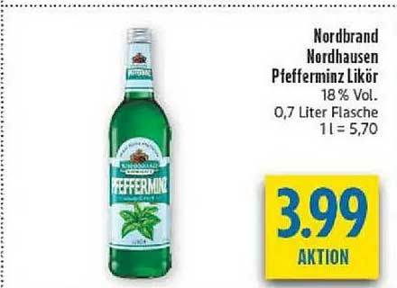 Nordbrand Nordhausen Pfefferminz Likör