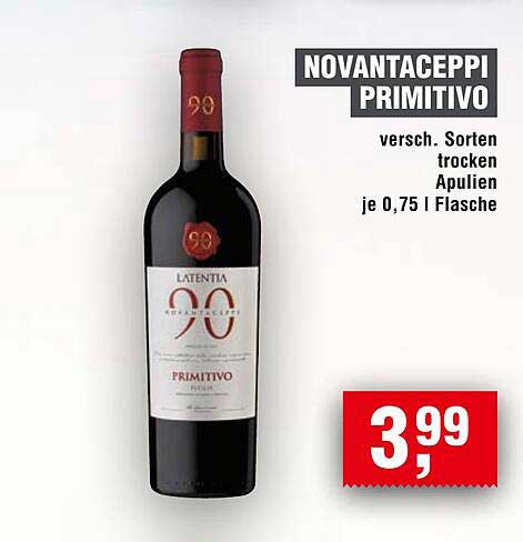 NOVANTACEPPI PRIMITIVO
