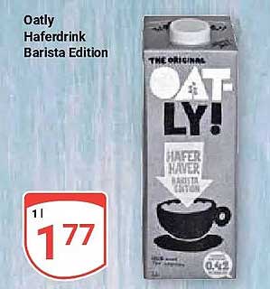 Oatly Haferdrink Barista Edition
