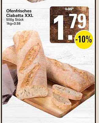 Ofenfrisches Ciabatta XXL