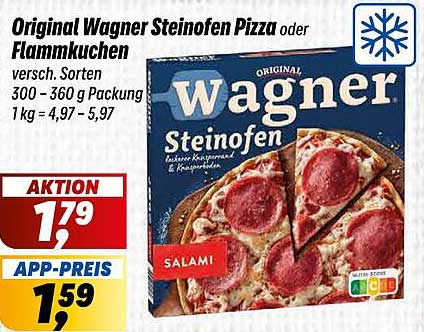 Original Wagner Steinofen Pizza oder Flammkuchen