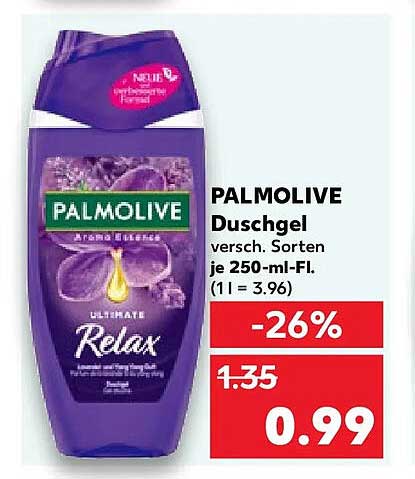 PALMOLIVE Duschgel versch. Sorten je 250-ml-Fl. (1 l = 3.96)