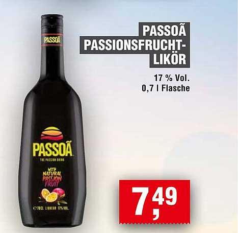 PASSOÃ PASSIONSFRUCHT-LIKÖR