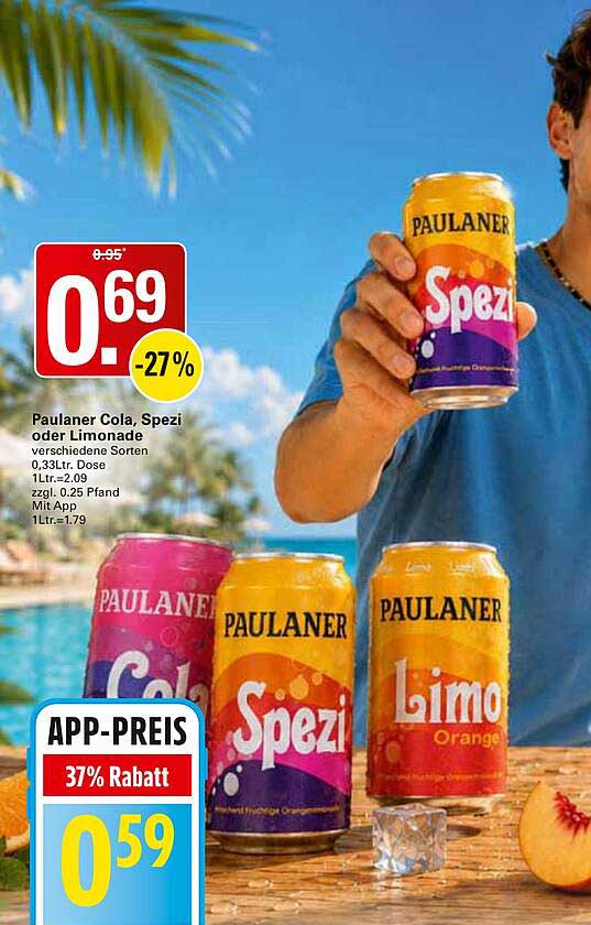 Paulaner Cola Spezi oder Limonade