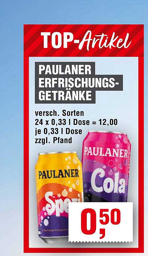 PAULANER ERFRISCHUNGS-GETRÄNKE
