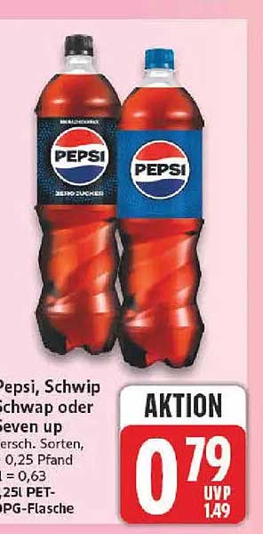 Pepsi, Schwip Schwap oder Seven up