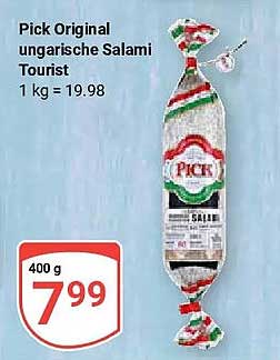 Pick Original ungarische Salami Tourist