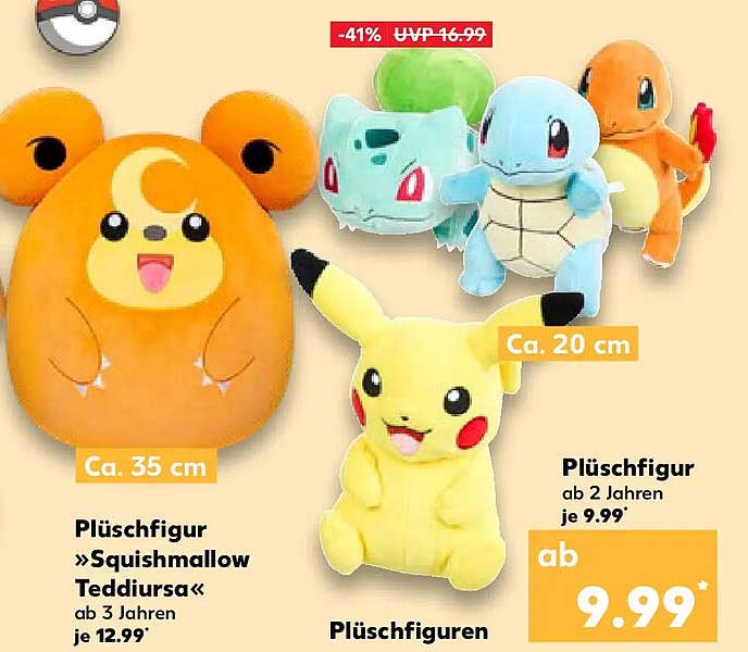Plüschfigur »Squishmallow Teddiursa«