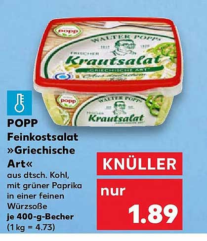 POPP Feinkostsalat »Griechische Art«