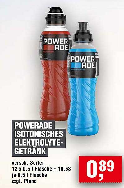 POWERADE ISOTONISCHES ELEKTROLYTE-GETRÄNK