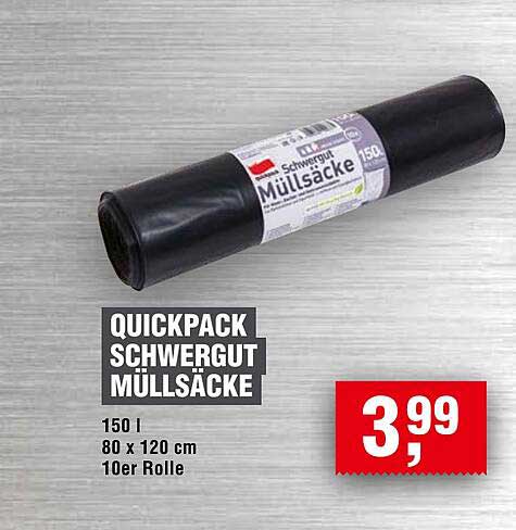 QUICKPACK SCHWERGUT MÜLLSÄCKE