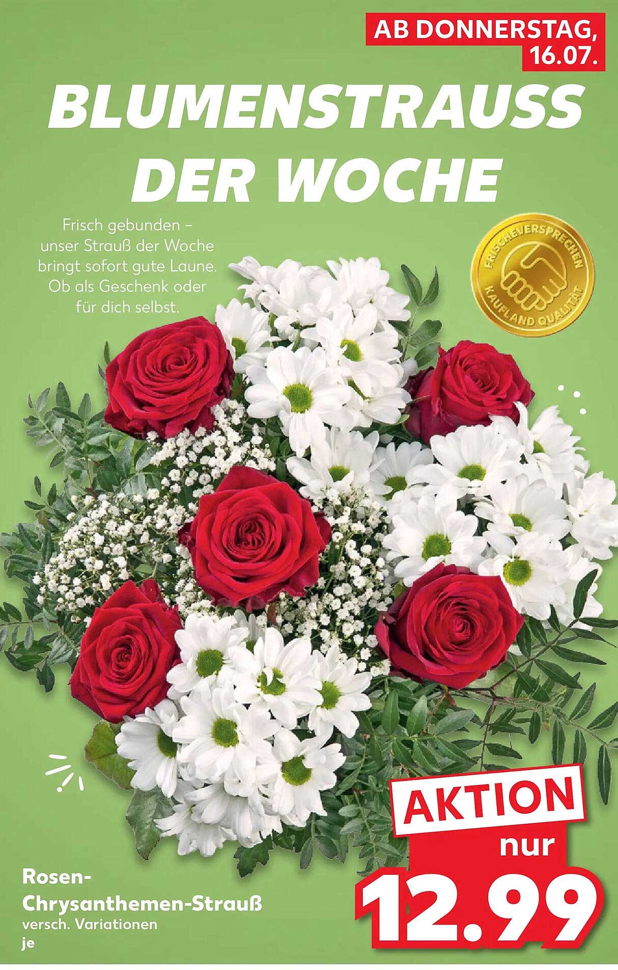 Rosen-Chrysanthemen-Strauß versch. Variationen je