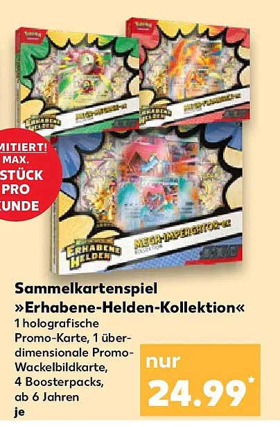 Sammelkartenspiel »Erhabe­ne-Helden-Kollektion«