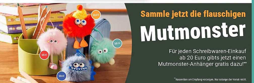 Sammle jetzt die flauschigen Mutmonster