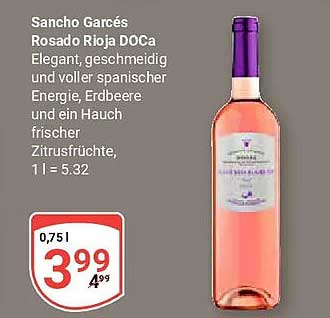 Sancho Garcés Rosado Rioja DOCa