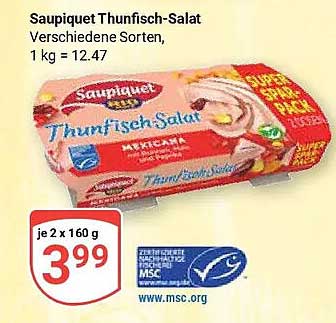Saupiquet Thunfisch-Salat