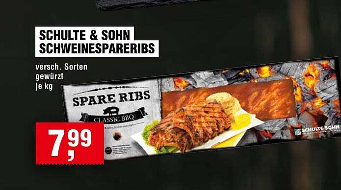 SCHULTE & SOHN SCHWEINESPARERIBS