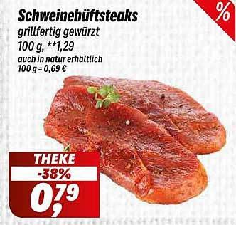 Schweinehüftsteaks