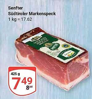 Senfter Südtiroler Markenspeck