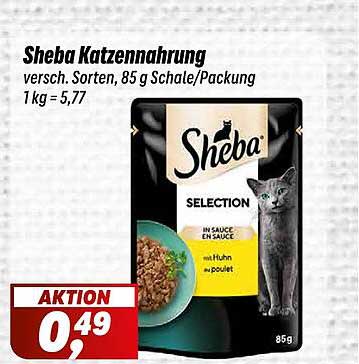 Sheba Katzennahrung