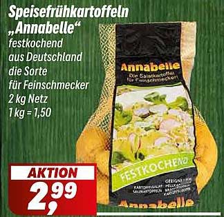 Speisefrühkartoffeln „Annabelle“