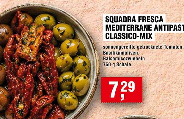 SQUADRA FRESCA MEDITERRANE ANTIPAST CLASSICO-MIX