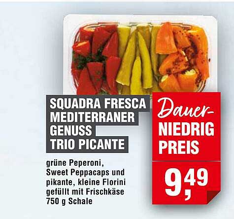 SQUADRA FRESCA MEDITERRANER GENUSS TRIO PICANTE